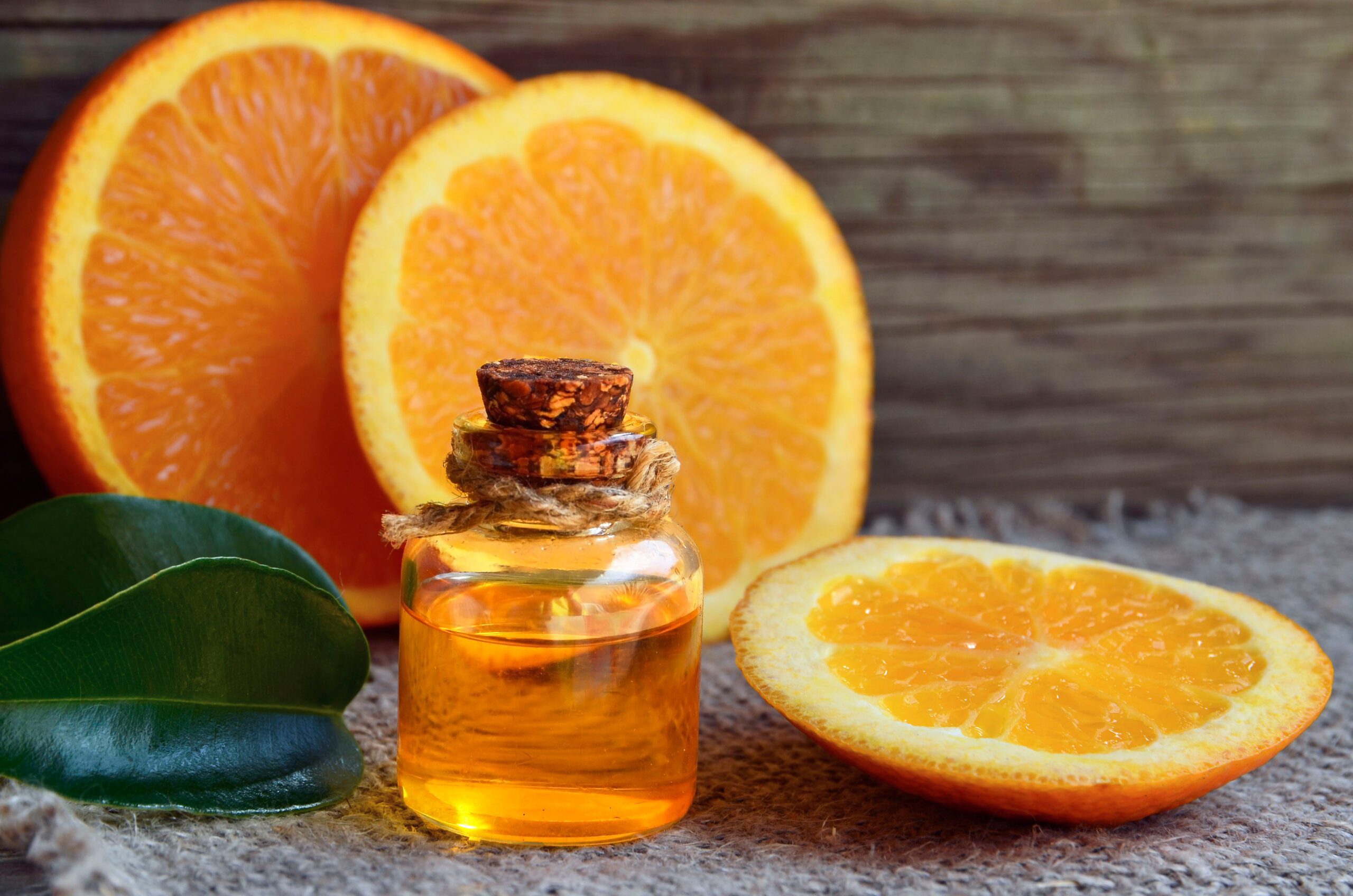 Orange,Essential,Oil,In,A,Glass,Bottle.,Aromatherapy,natural,Medicine,Or